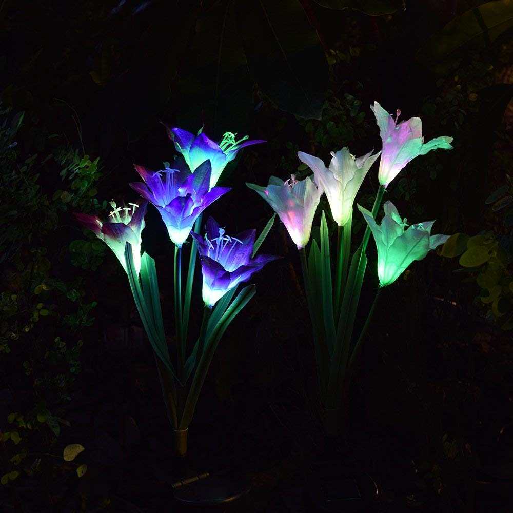 Luci da giardino solari per esterni