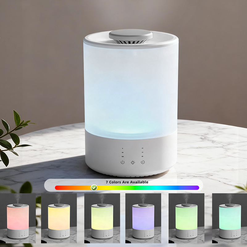 Landsign presenta l'umidificatore a nebbia fredda da 3 litri con luce a 7 colori e aromaterapia