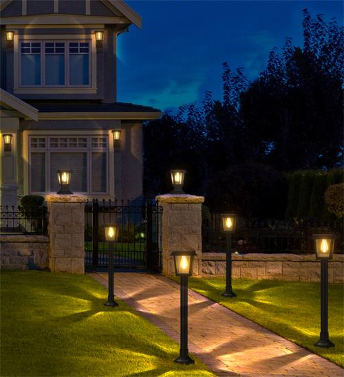 In che modo le luci solari a LED per esterni migliorano la sicurezza, l'efficienza e l'estetica del giardino?