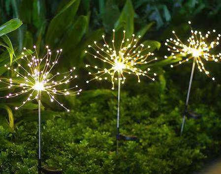 Luce di fumo solare a LED impermeabile per cortile esterno