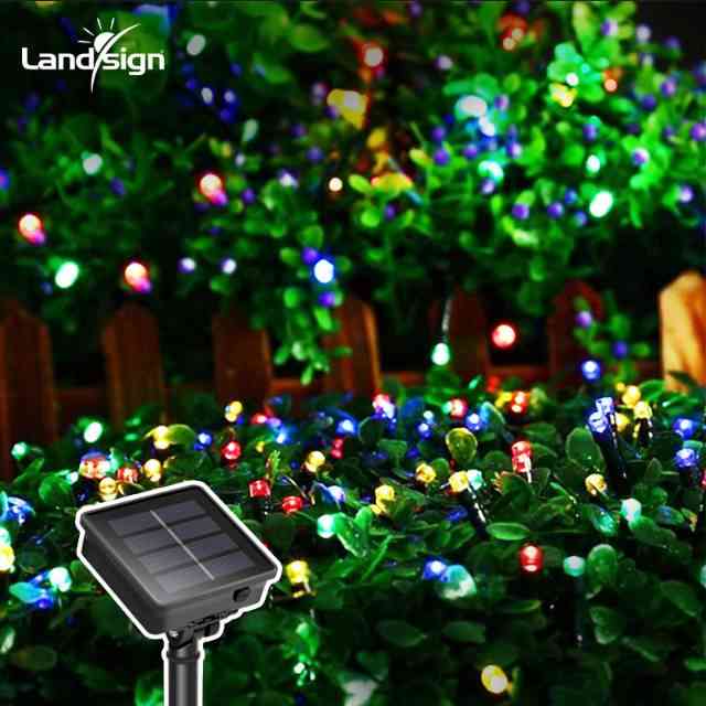 Stringhe luminose a LED da giardino per decorazioni natalizie impermeabili all'aperto