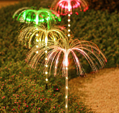 Lampade solari per meduse luminose da giardino