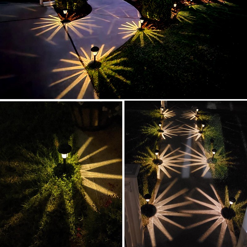 Luci del percorso solare per luce da giardino esterna impermeabile