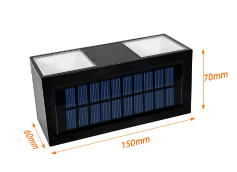 Luci da parete esterne ad energia solare impermeabili