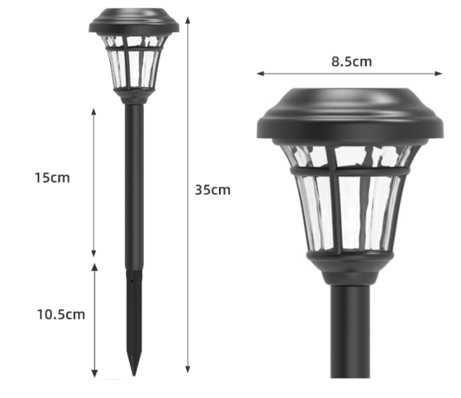 Luci da giardino solari impermeabili